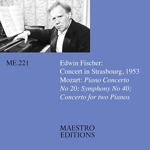 Edwin Fischer Concert in Strasbourg 1953 Maestro Editions ME221