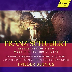 Schubert Mass No 5 Bernius Hanssler HC22041