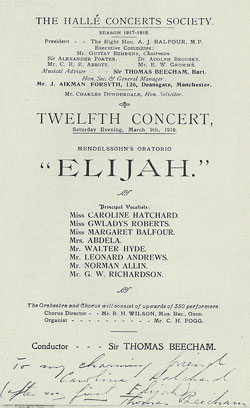 beecham elijah programme