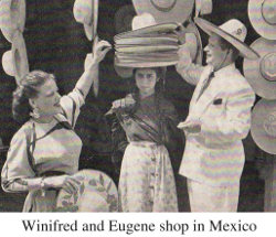 eugene conley and his wife Winifred shop in Mexico