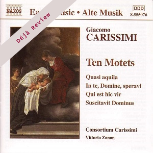 Carissimi Ten Motets Naxos 8.555076