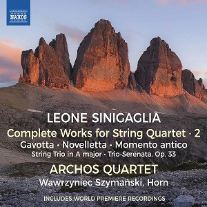 Sinigaglia String Quartets Naxos 8574495 