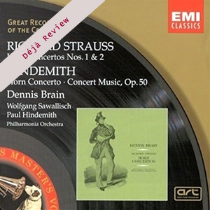 Strauss Hindemith Horn Concertos Dennis Brain EMI GROC 7243567782