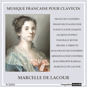 Musique Française pour Clavecin de Lacour Forgotten FR2203