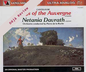 Deja Review Canteloube Songs of the Auvergne Davrath Vanguard SVC38-39