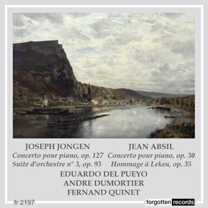 Jongen Absil Piano Concertos Forgotten Records FR2197