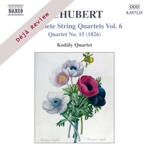 schubert quartets naxos