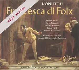 donizetti francesca di foix opera rara