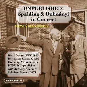 spalding dohnanyi in concert parnassus