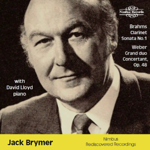 Brahms: Clarinet Sonata No 1 & Weber: Grand duo concertant for Clarinet & Piano (Nimbus)