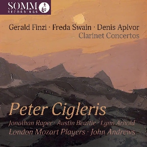 Aplvor, Swain and Finzi: Clarinet Concertos (SOMM Recordings) AplvorSwainFinzi CelloConcertos SOMM