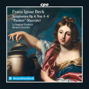 Beck Symphonies Op 4, No 4-6 cpo
