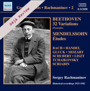 Sergey Rachmaninov (piano) Solo Recordings Vol. 2 (Naxos)