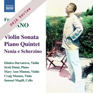 Alfano: Violin Sonata, Piano Quintet (Naxos)